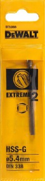 Wierto do metalu DeWalt Wierto Extreme 5.4 mm