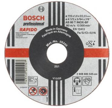Tarcza tnca Bosch Rapido AS 60 T INOX BF 125x1mm