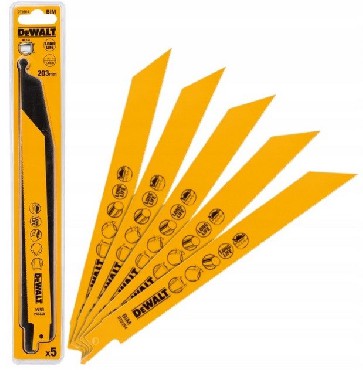 Brzeszczot DeWalt BIM Metal Long Life 203/1.4 mm - 5 sztuk