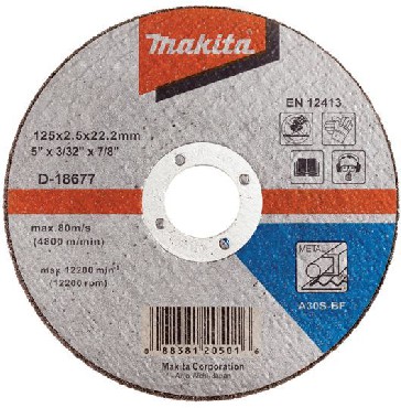 Tarcza tnca Makita Do metalu 125x2.5mm A30S paska