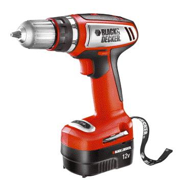 Akumulatorowa wiertarko-wkrętarka udarowa Black&Decker CP122K