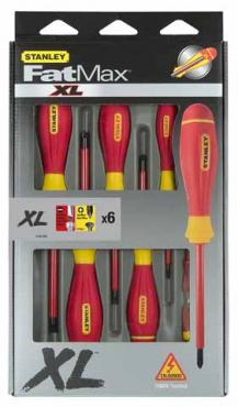 Zestaw wkrtakw Stanley FatMax XL dla elektrykw - 6 sztuk P-Ph