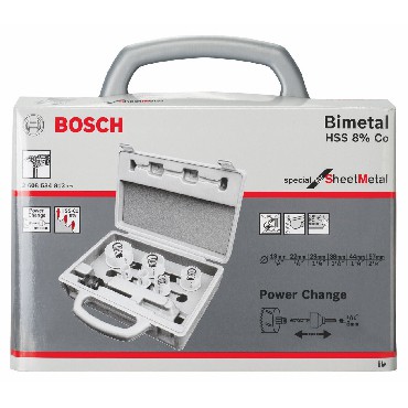 Zestaw pi otwornic Bosch SheetMetal 9-czciowy dla instalatorw