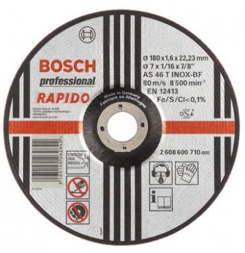 Tarcza tnąca Bosch Rapido AS 46 T INOX BF 180x1.6mm