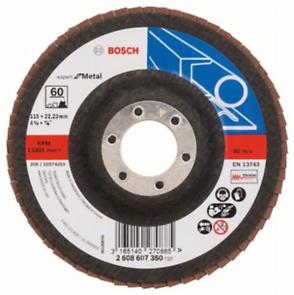 Tarcza szlifierska Bosch Listkowa tarcza szlifierska X551 Expert for Metal /D 115 mm /K 60 /wygięta
