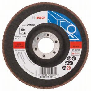 Tarcza szlifierska Bosch Listkowa tarcza szlifierska X551 Expert for Metal /D 125 mm /K 60 /wygięta