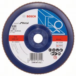 Tarcza szlifierska Bosch Listkowa tarcza szlifierska X551 Expert for Metal /D 180 mm /K 120 /prosta