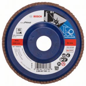 Tarcza szlifierska Bosch Listkowa tarcza szlifierska X571 Best for Metal /D 125 mm /K 40 /prosta