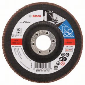 Tarcza szlifierska Bosch Listkowa tarcza szlifierska X571 Best for Metal /D 125mm /K 80 /prosta