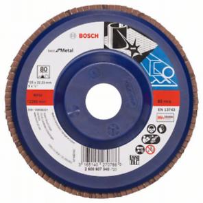 Tarcza szlifierska Bosch Listkowa tarcza szlifierska X571 Best for Metal /D 125 mm /K 80 /prosta