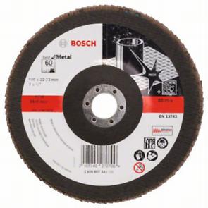 Tarcza szlifierska Bosch Listkowa tarcza szlifierska X571 Best for Metal /D 180 mm /K 60 /prosta