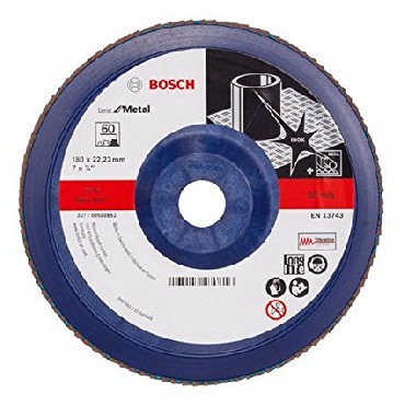 Tarcza szlifierska Bosch Listkowa tarcza szlifierska X571 Best for Metal /D 180mm /K 60 /prosta