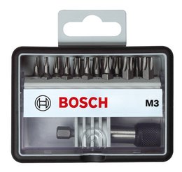 Zestaw bitów Bosch Torx Extra Hart Robust Line M3 13-częściowy