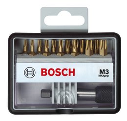 Zestaw bitów Bosch Torx MAXgrip Robust Line M3 13-częściowy