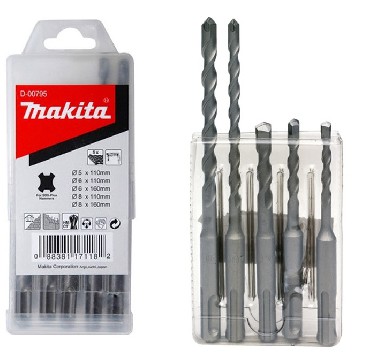 Zestaw wierte do motw SDS-plus Makita Do cegy i betonu HM CT - 5 sztuk