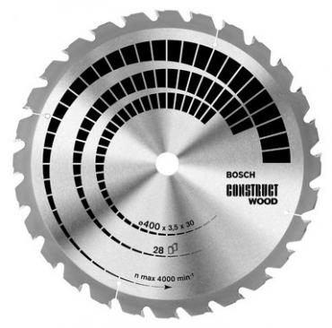 Piła tarczowa Bosch Construct Wood 600x4.0x30mm Z40 WZ