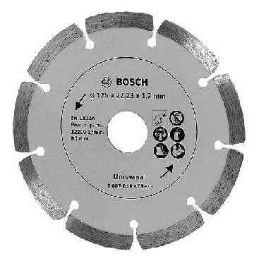 Diamentowa tarcza tnca Bosch 125x22.23x1.7mm