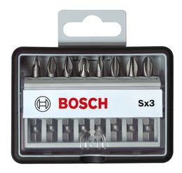 Zestaw bitów Bosch 49mm mieszany Extra Hart Robust Line Sx3 8-częścio