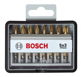 Zestaw bitów Bosch 49mm mieszany MAXgrip Robust Line Sx3 8-częściowy