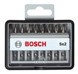 Zestaw bitów Bosch 49mm Pozidriv Extra Hart Robust Line Sx2 8-częścio