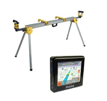 Zestaw stanowisko robocze plus GPS DeWalt DE7023 + nawigacja GPS promo