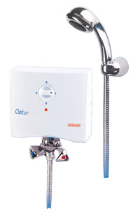 Przepywowy podgrzewacz wody Biawar OP-5P prysznicowy