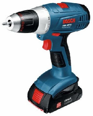 Akumulatorowa wiertarko-wkrtarka Bosch GSR 18 V-Li 2x1.3 Li-Ion