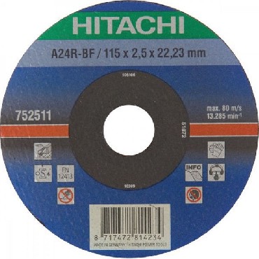 Tarcza tnca HiKOKI (dawniej Hitachi) Tarcza do stali 115x2.5x22.2 mm paska