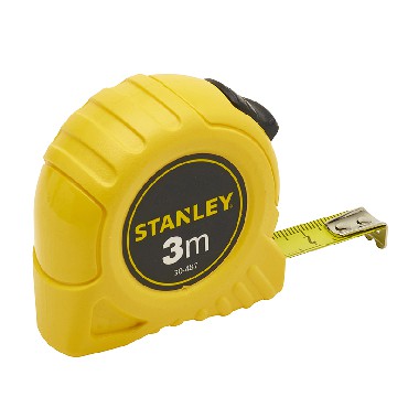 Miara zwijana Stanley 3m x 12.7mm obudowa plastikowa