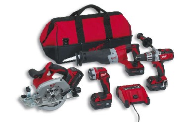 Zestaw narzdzi akumulatorowych. Milwaukee HD18 PP4A-32B