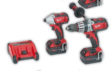 Zestaw narzdzi akumulatorowych. Milwaukee HD18 PP2A-32A