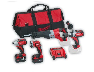 Zestaw narzdzi akumulatorowych. Milwaukee HD18 PP4B-32B