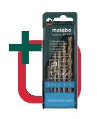 Zestaw wierteł do metalu Metabo Zestaw wierteł HSS-TiN - 6 szt.