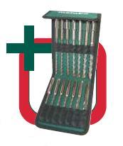 Zestaw wierteł do młotów SDS-plus Metabo zestaw wierteł SDS-plus pro 4