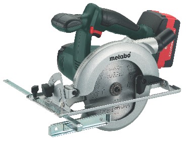 Akumulatorowa pilarka tarczowa rczna Metabo KSA 18 LTX - 2 akumulatory Li-Power 18 V / 4.0 Ah