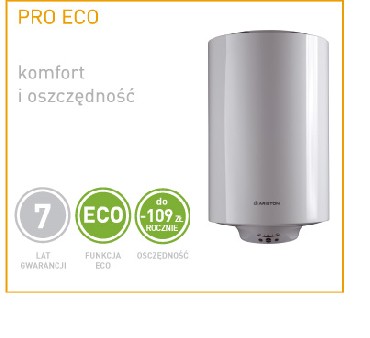 Pojemnościowy podgrzewacz wody Ariston PRO ECO 80 V 1.8K PL