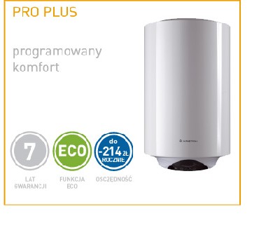 Pojemnościowy podgrzewacz wody Ariston PRO PLUS 80 V 1.8K PL
