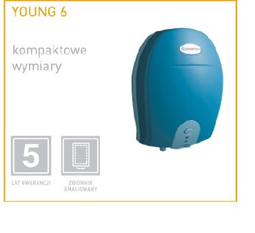 Pojemnościowy podgrzewacz wody Ariston YOUNG 6 OR