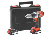 Akumulatorowa wiertarko-wkrętarka udarowa Black&Decker EGBHP148BK