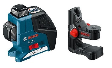 Laser krzyowy Bosch GLL 2-80 P + BM 1 + L-Boxx