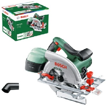 Pilarka tarczowa Bosch PKS 55 A + adapter do odkurzacza