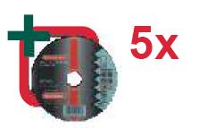 Tarcza tnąca Metabo 5 tarcz Flexiarapid A 60-R