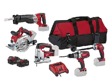 Zestaw narzdzi akumulatorowych. Milwaukee HD18 PP5A-32B