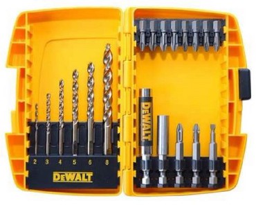 Zestaw mieszany DeWalt Zestaw EXTREME 2 TOUGH CASE do wiercenia i wkrcania - 19 szt.