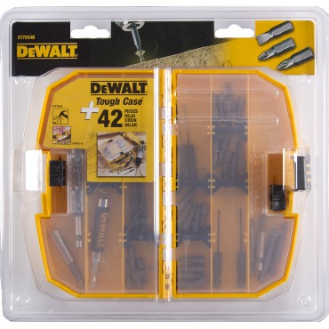 Zestaw mieszany DeWalt Zestaw TOUGH CASE do wiercenia i wkrcania - 42 szt.