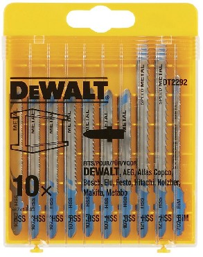 Zestaw brzeszczotw DeWalt Zestaw HSS metal - 10 sztuk