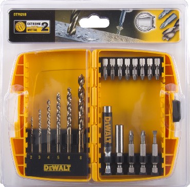 Zestaw mieszany DeWalt Zestaw TOUGH CASE EXTREME 2 do wiercenia i wkrcania - 19 szt.