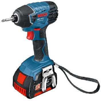 Akumulatorowa zakrtarka udarowa Bosch GDR 18 V-Li   2x3.0 + LB