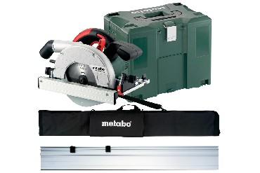 Pilarka tarczowa Metabo KSE 55 Vario Plus w walizce MetaLoc z listw prowadzc i torb