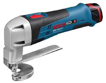 Akumulatorowe noyce do blach Bosch GSC 10.8 V-Li  2x1.3 + LB